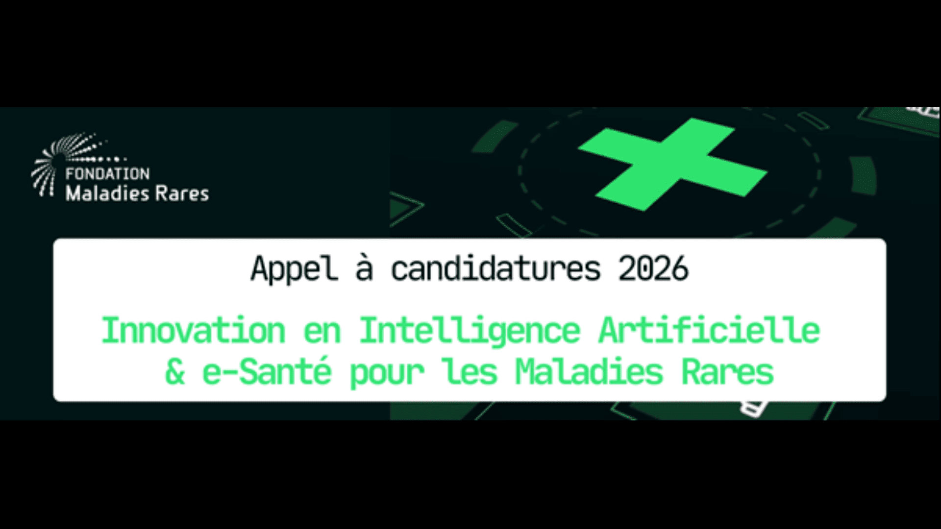 📝 Appel à candidatures : Innovation en Intelligence Artificielle & e-Santé pour les Maladies Rares